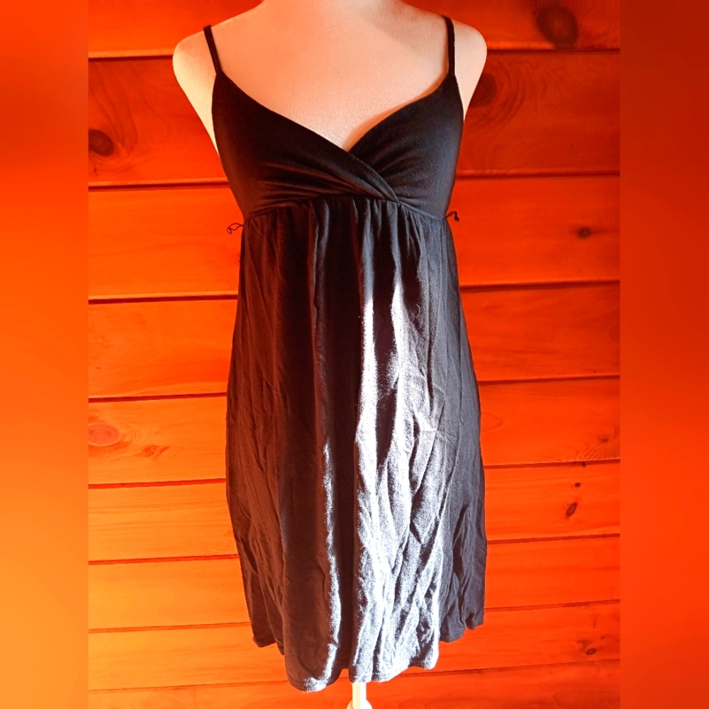 Black mini dress